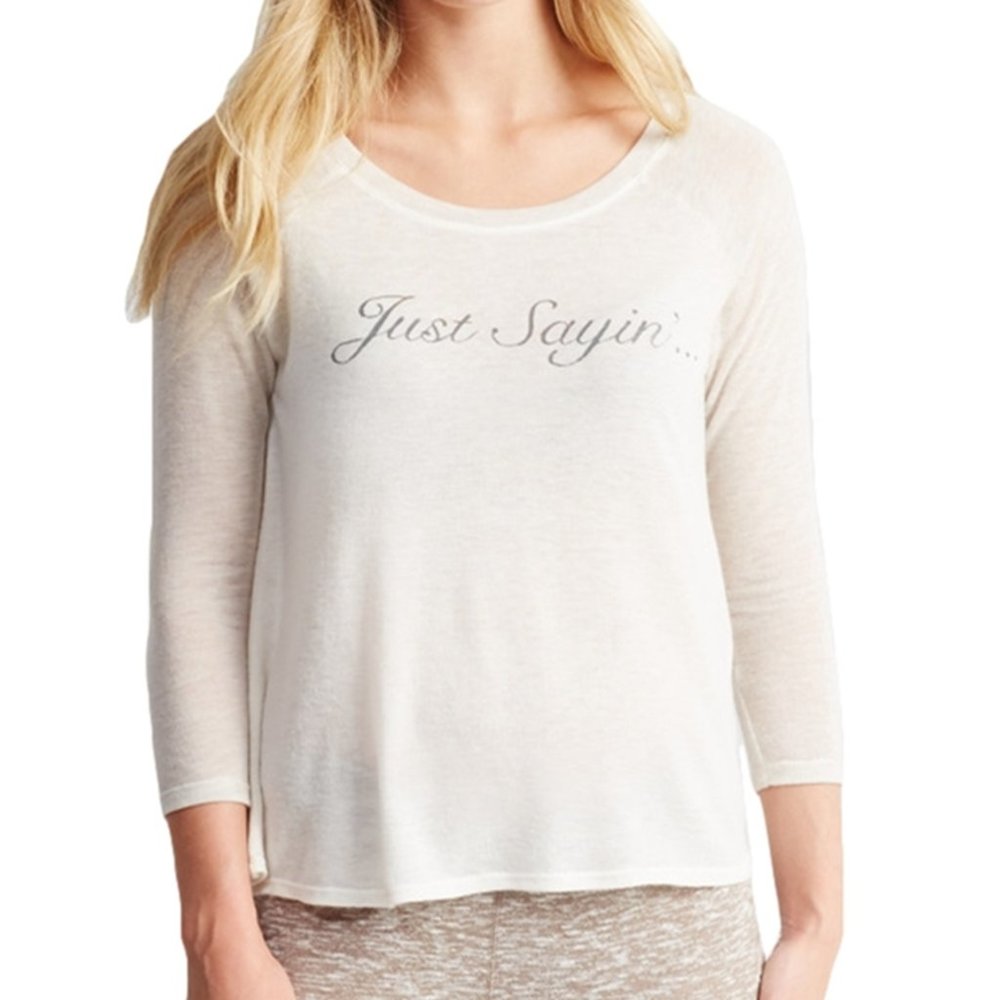 Just Sayin' Graphic Top